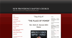 Desktop Screenshot of newprovidencebc.org