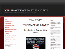 Tablet Screenshot of newprovidencebc.org